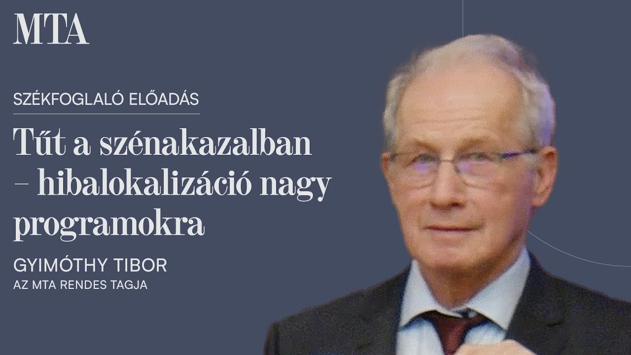Gyimóthy Tibor székfoglaló előadása (2026.01.28.)