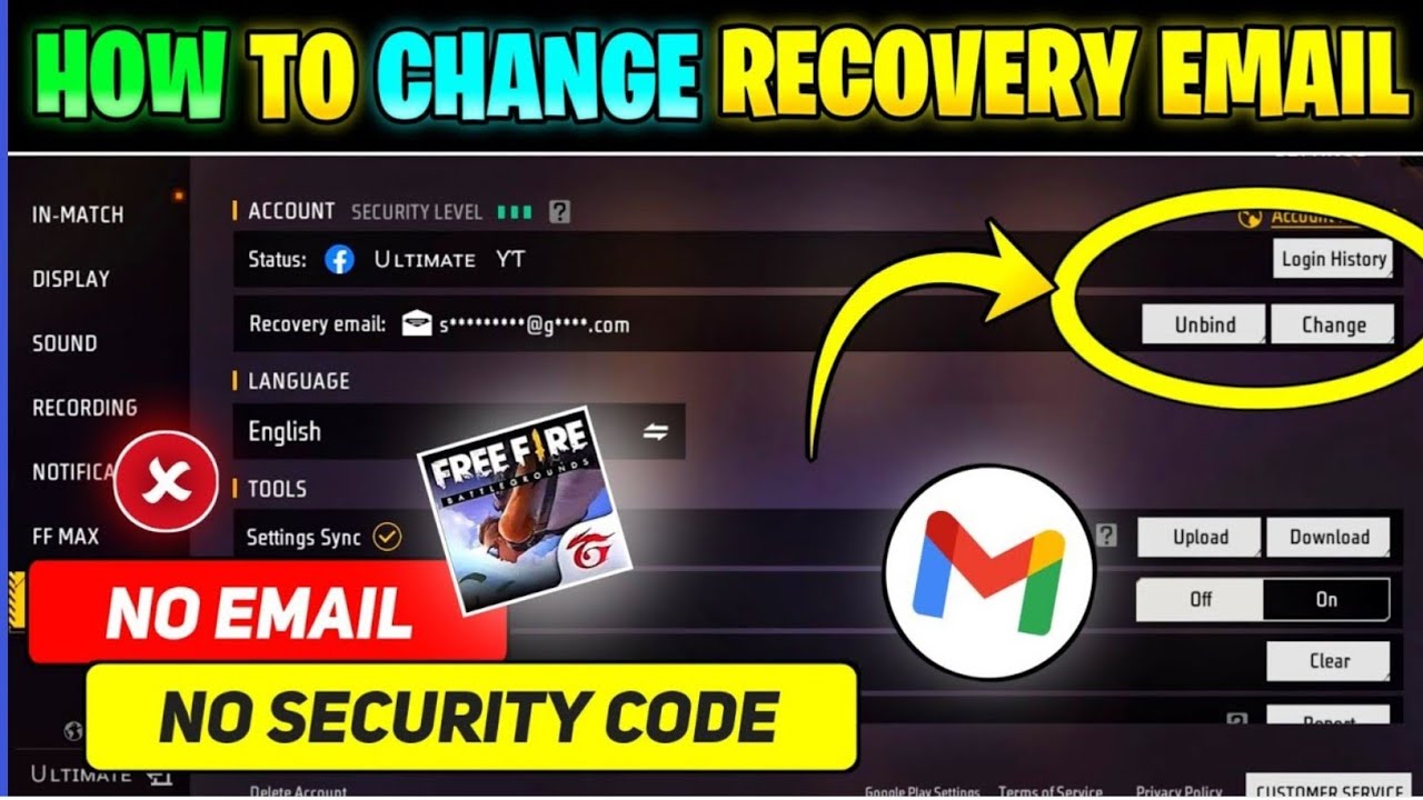 How to Change Your Recovery Email in Free Fire (2026) | Change Your Free Fire Account Recovery Email