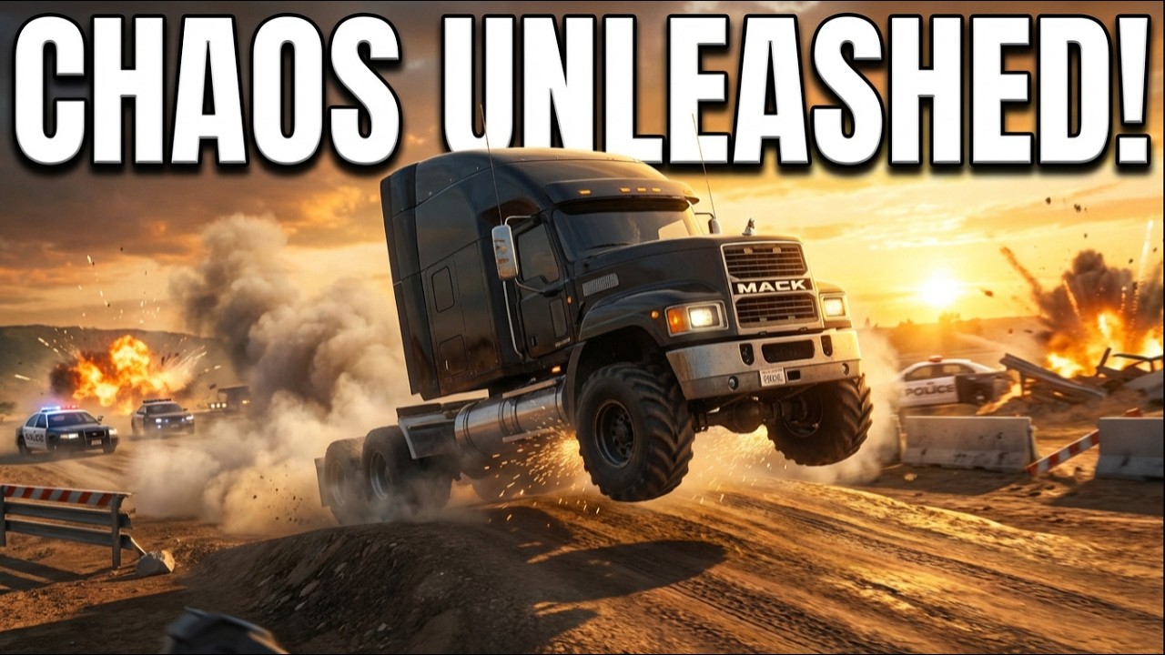 Chaotic Truck Driver POV | Breaking Every Rule