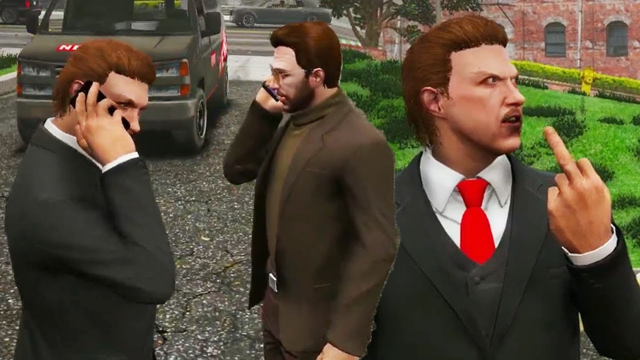 News Reporters Fight! GTA V RP (SilentSentry NoPixel GTA 5 Role Play)