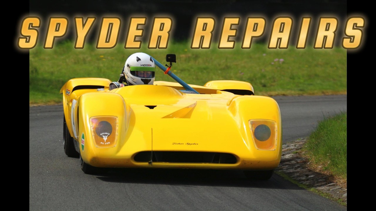 Ремонт мотоцикла Fisher Spyder 1380cc Arden 8-Port после аварии на соревнованиях по подъему на хо...