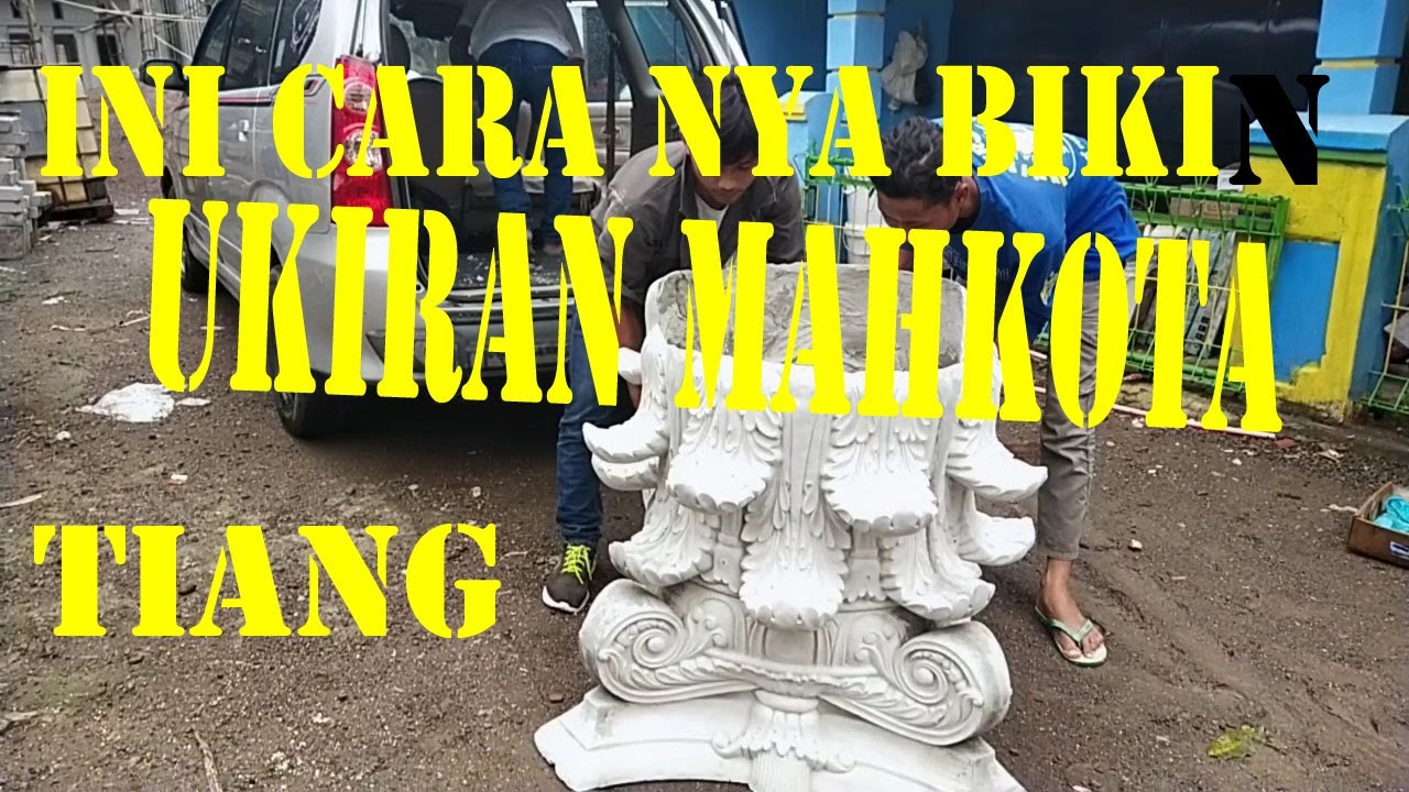 INI CARA BIKIN UKIRAN MAHKOTA TIANG