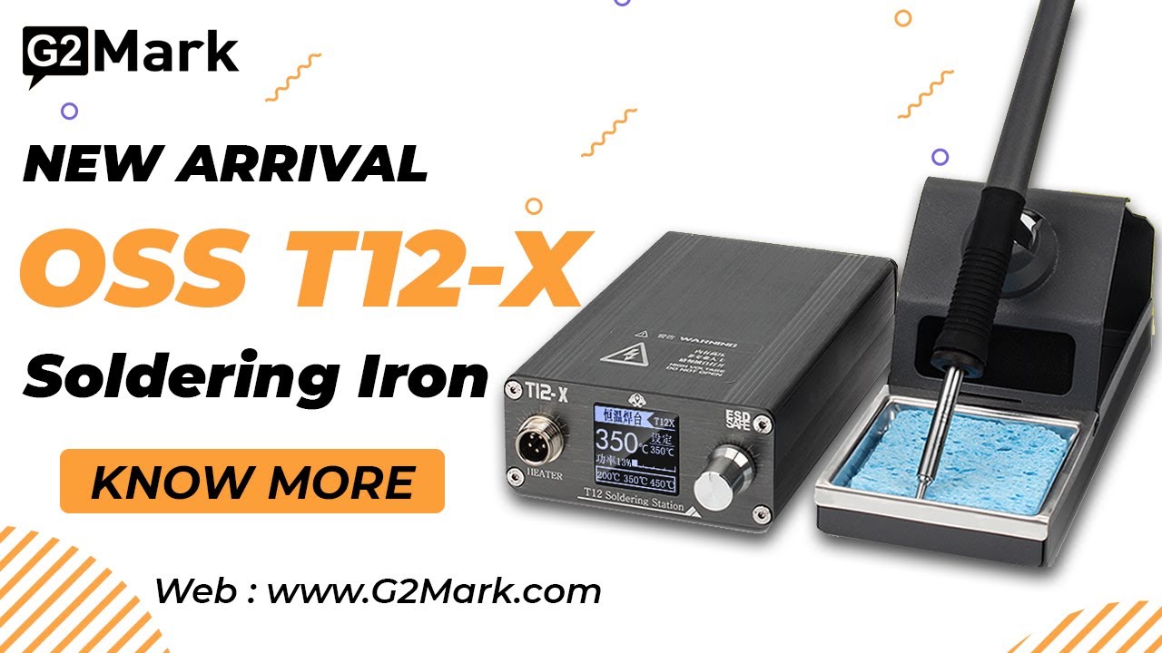 T12X Soldering Iron Station By OSS Team , Available At G2Mark.com