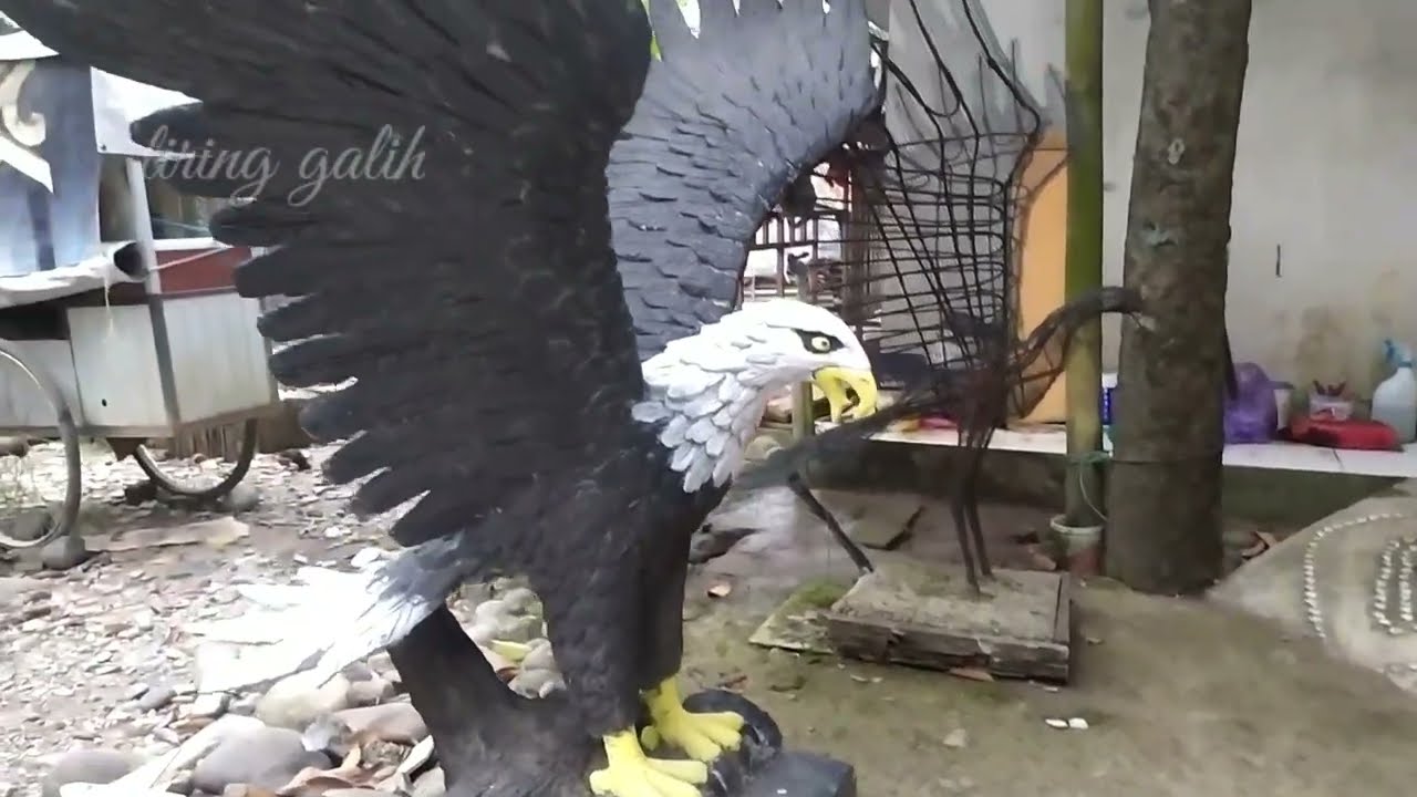 ukuran karangka patung garuda global dengan detail