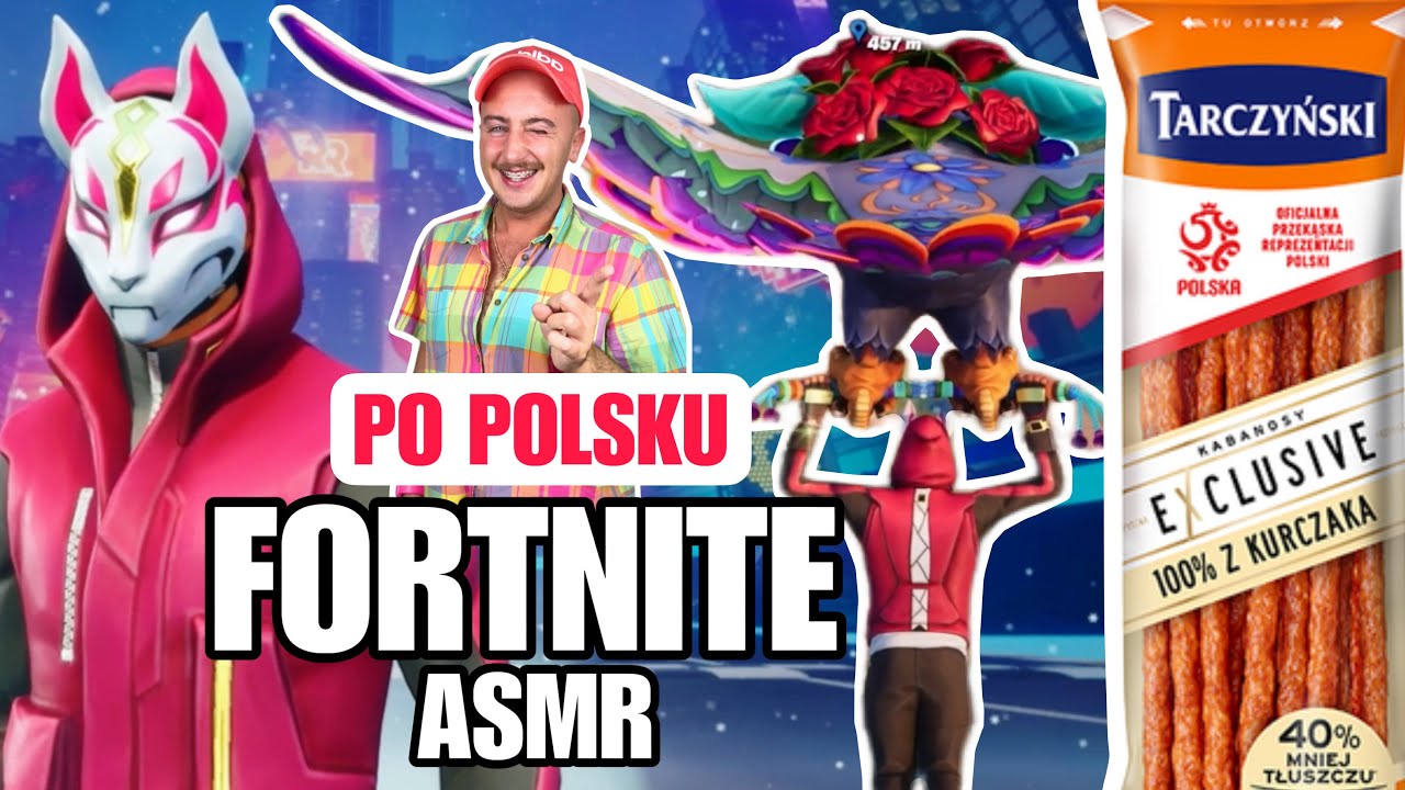 MLASKANIE GRANIE KABANOSY PLOTECZKI i FORTNITE w ASMR