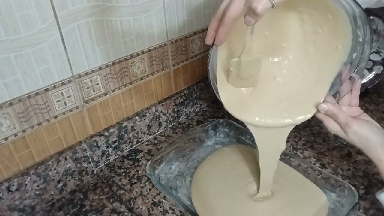 كيكه القهوة وكريم الكراميل