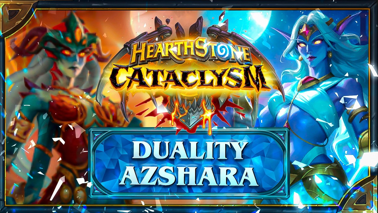 Hearthstone. Новый герой класса Алмазный Маг — Азшара из клана Дуалити. Озвучка и анимация.