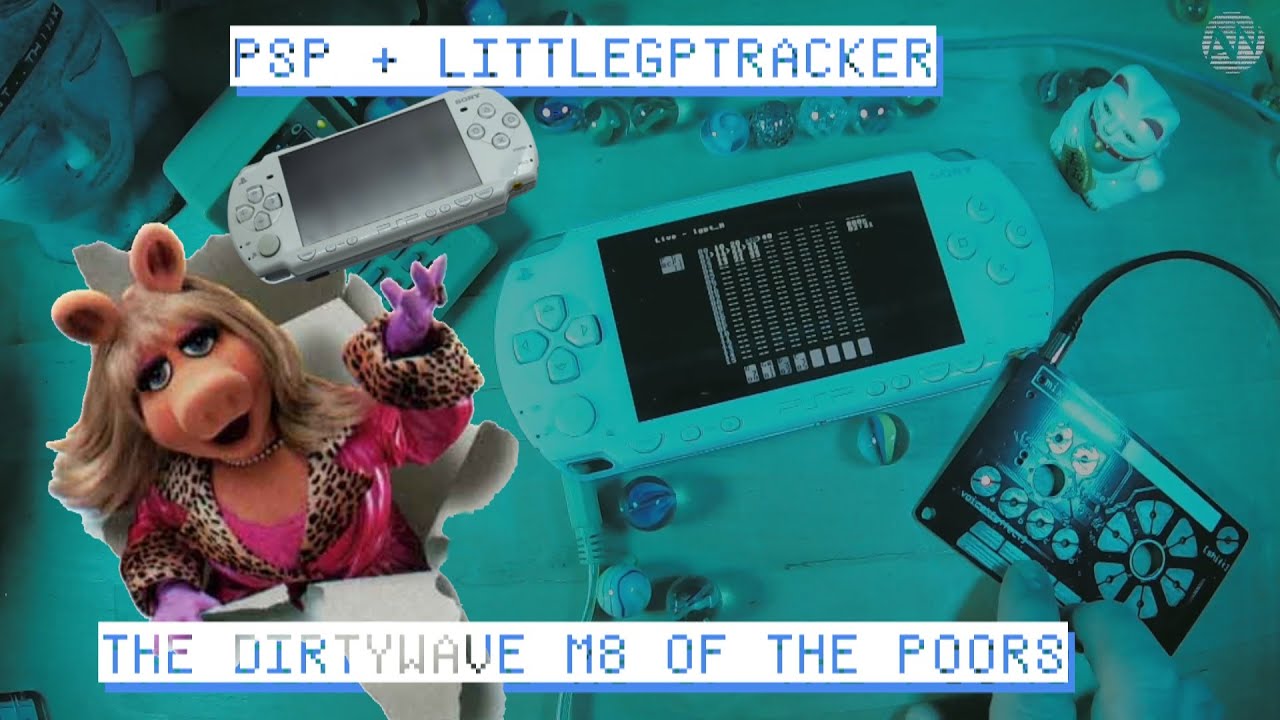 PSP+LittleGPTracker (The dirtywave m8 of the poors)