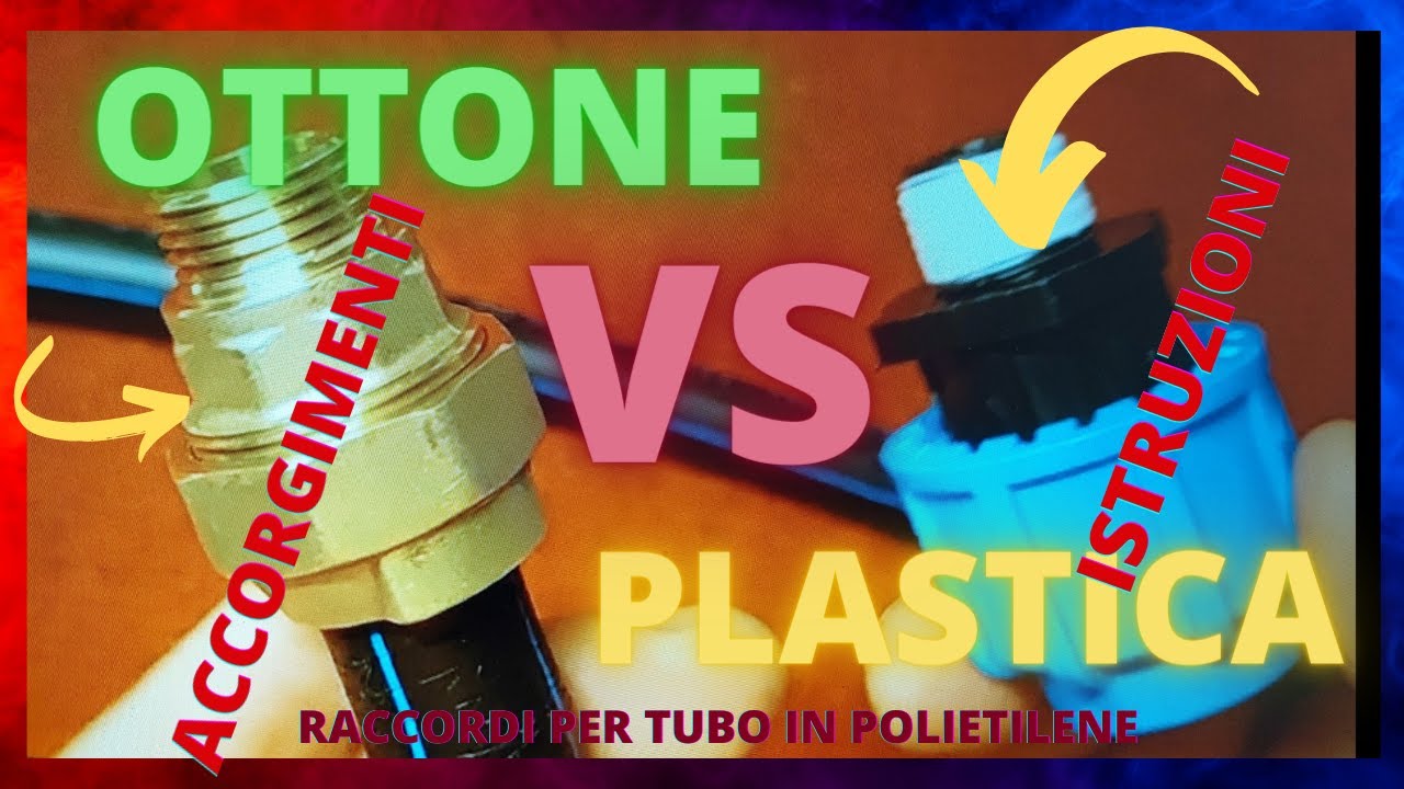 CONFRONTO RACCORDI TUBO PLASTICA   N. 82