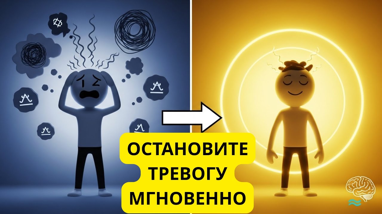 10 Секунд Чтобы Остановить Тревогу | Научный Метод Борьбы с Беспокойствомc