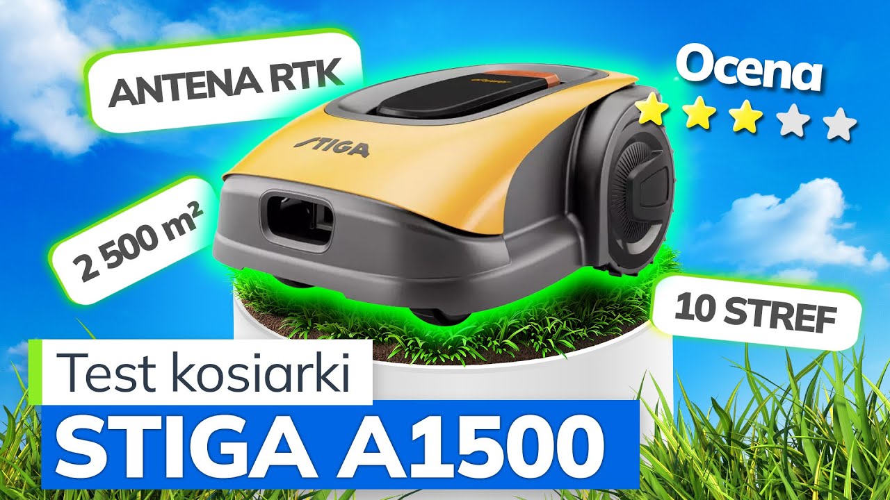 Kosiarka Stiga A1500 - test ROBOTA koszącego 🍃🧑&zwj;🌾🏡  Czy WARTO kupić 'LEGENDĘ'? 🤔