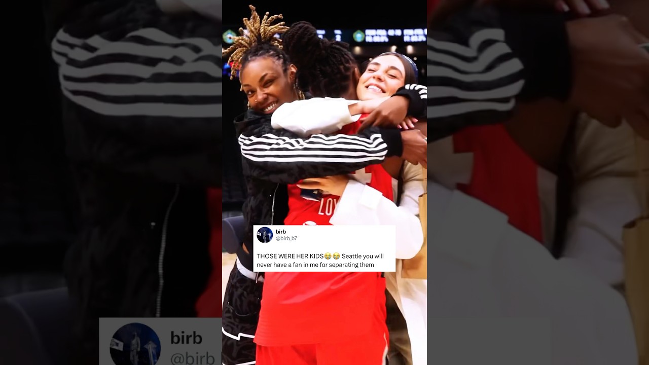 Jewell Loyd and her rookies, Nika M&uuml;hl and Jordan Horston 💚