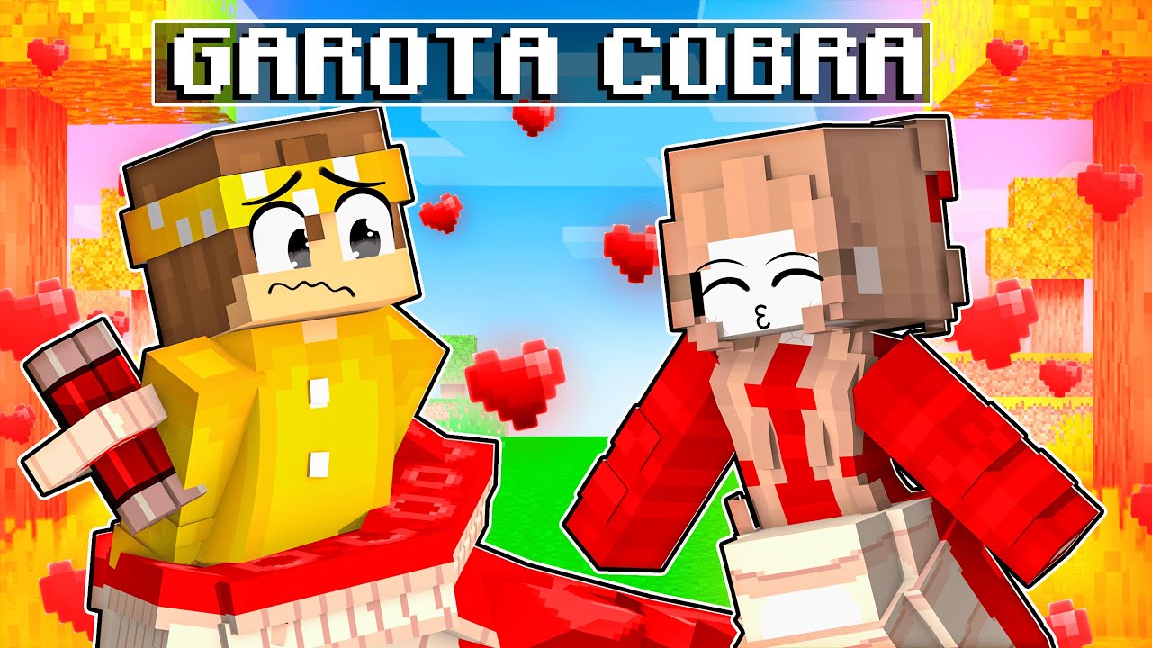 GAROTA COBRA está APAIXONADA no ALEX MONTE no Minecraft!
