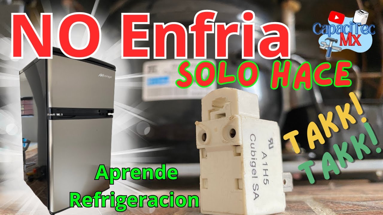 Frigobar no enfría | refrigerador no enfría | aprende refrigeración (solucionado)