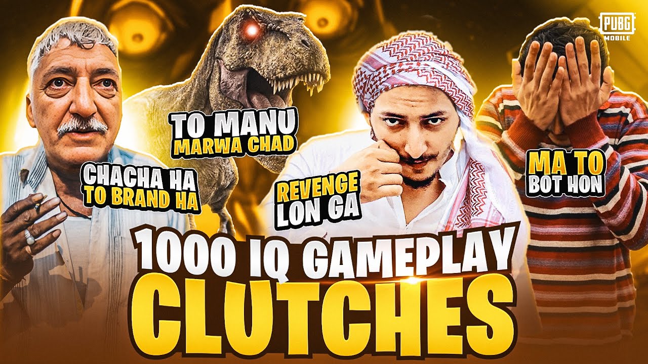 1000 IQ Intense Clutches In Conqueror Lobby Middle East | Pubg Mobile | How Brand