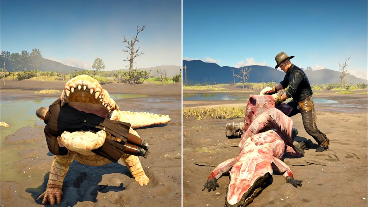 RDR2 All Animals Attack - [Main Animal/Event] | Epic Wild Moments