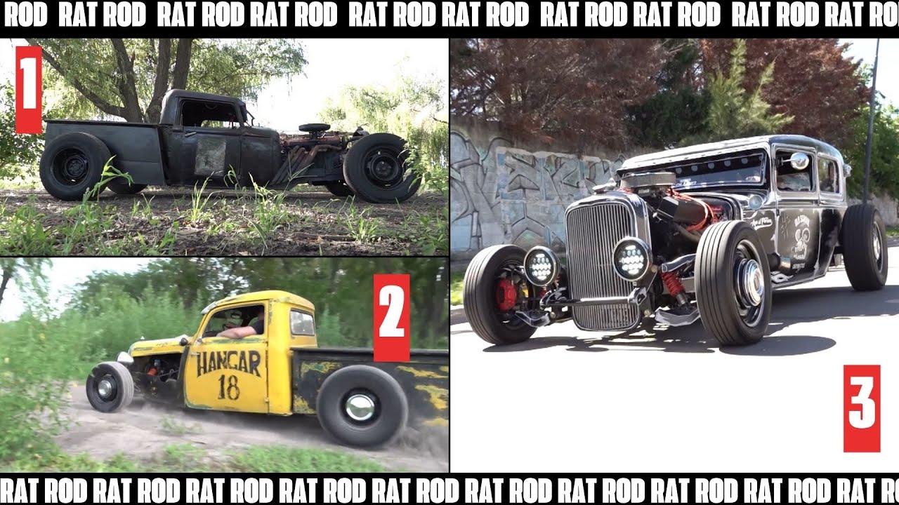 3 RAT RODS con una particularidad, armados con... | #GarageTv