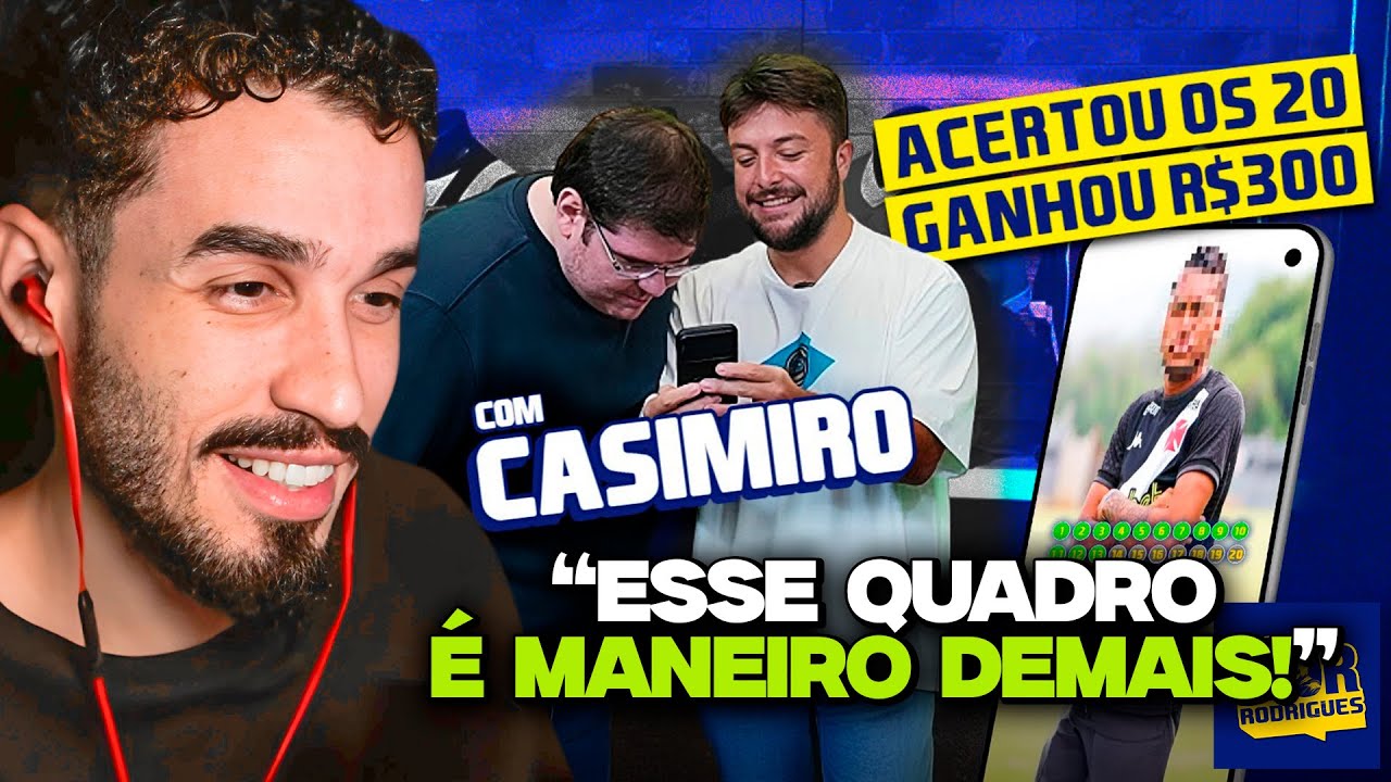 ADIVINHE 20 JOGADORES E GANHE 300 REAIS COM CAZÉ E DONAN! | REACT IGOR RODRIGUES