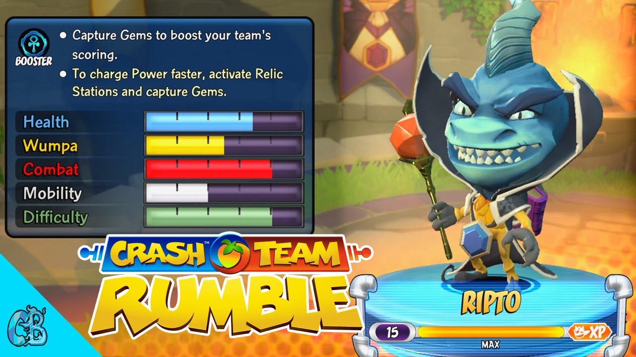 Crash Team Rumble - Playing as Ripto Max Level