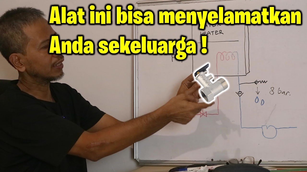 Alat ini bisa menyelamatkan Anda sekeluarga: pressure relief valve
