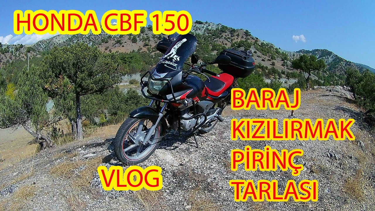 Honda Cbf 150 Sezonu Kapattık-Pirinç Tarlası-Kızılırmak-Virajlı Yollar