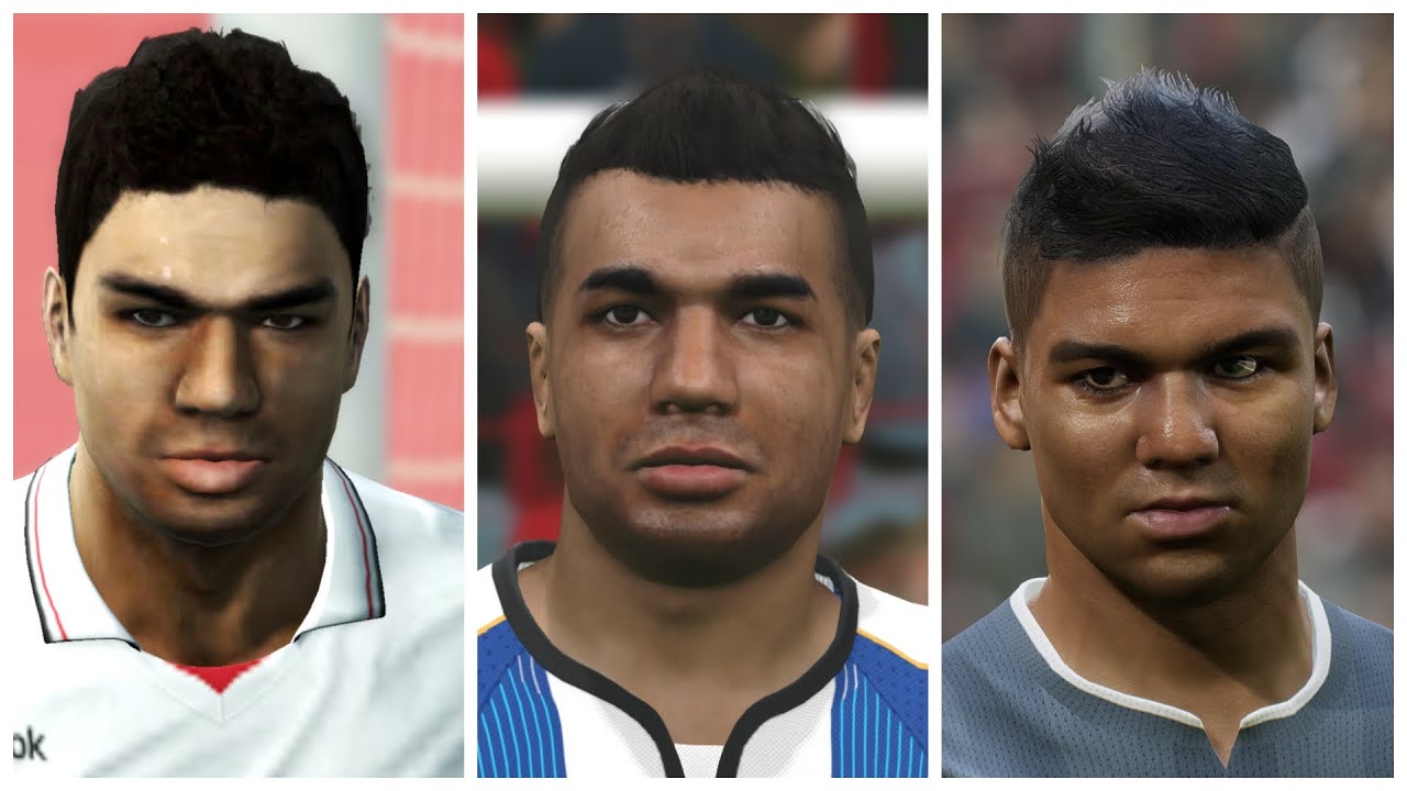 Casemiro Face Evolution PES 2013 to eFootball 2022