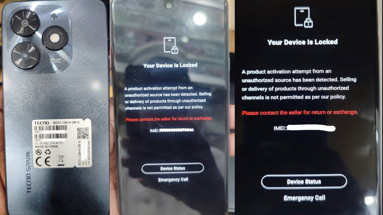 TECNO SPARK 20C || MDM Unlock || 3 hours Done || tecno bg7n your device is locked
