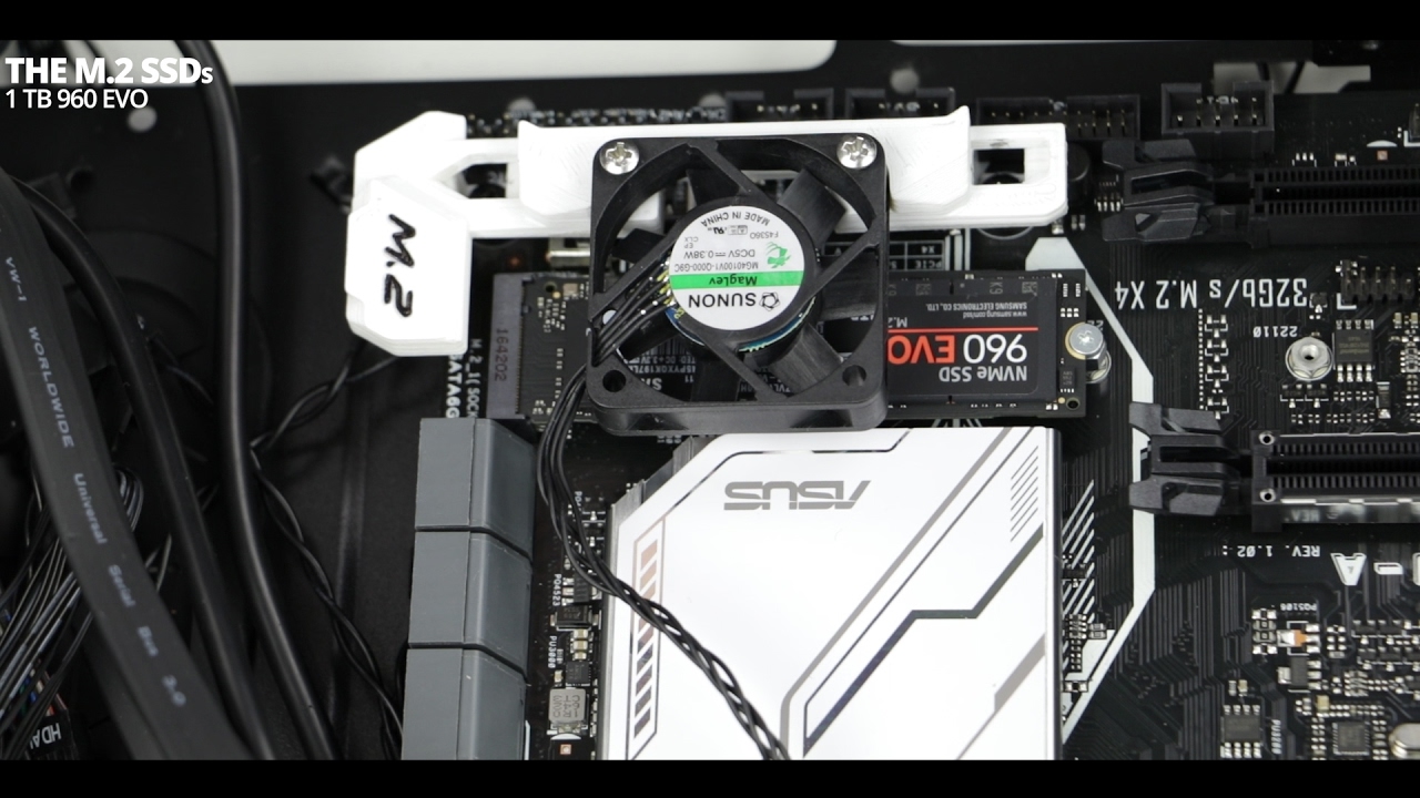 Dual M.2 SSD installation and 3D printed mods (Kaby Lake Project 4/10)