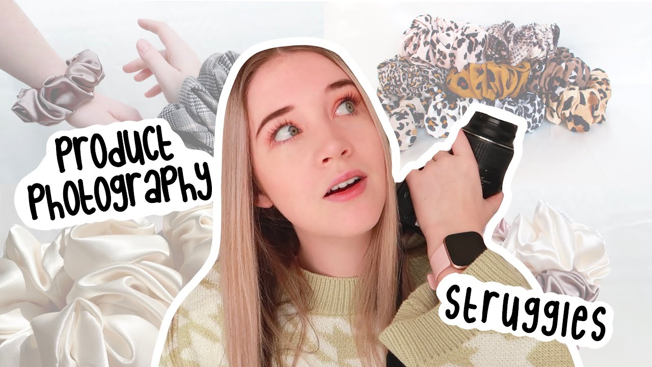 taking photos for my new website VLOG p2 ✨ struggles ✨ at home product photoshoot behind the scenes