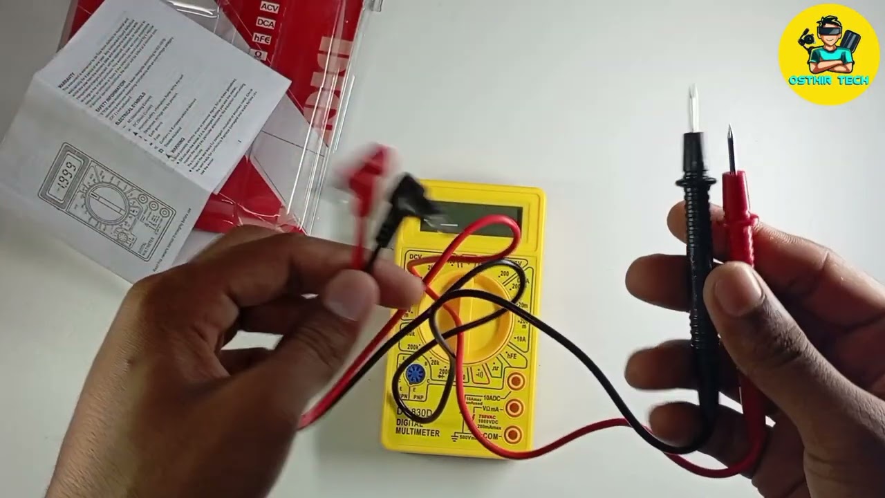 How to use digital multimeter # DT-830D # Digital multimeter