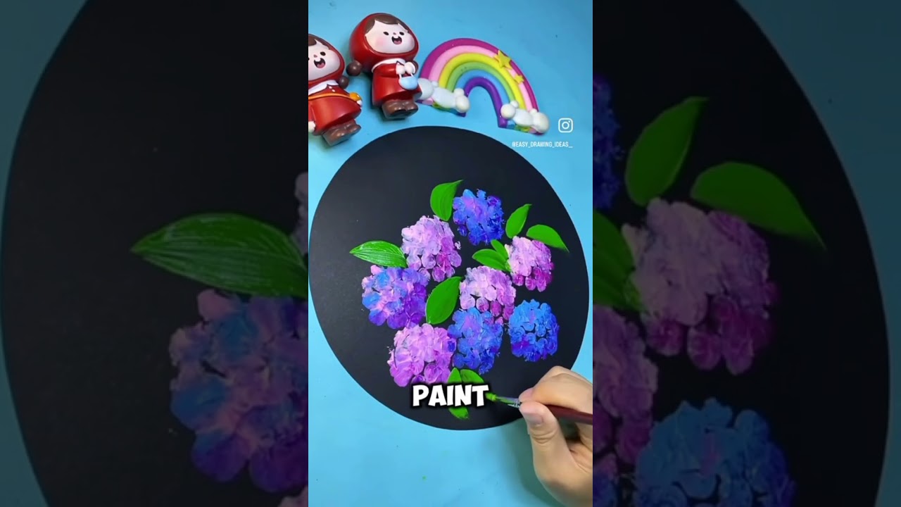Flowers with bubble wrap #diy #gloomybear #kawaiidiy #craft #art #mystickerbook #washitape