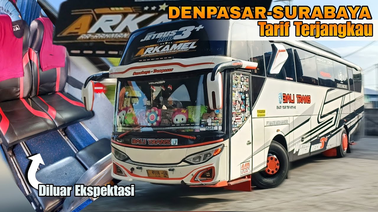 NAIK BUS INI DILUAR EKSPEKTASI || TRIP BUS BALI TRANS ARKAMEL