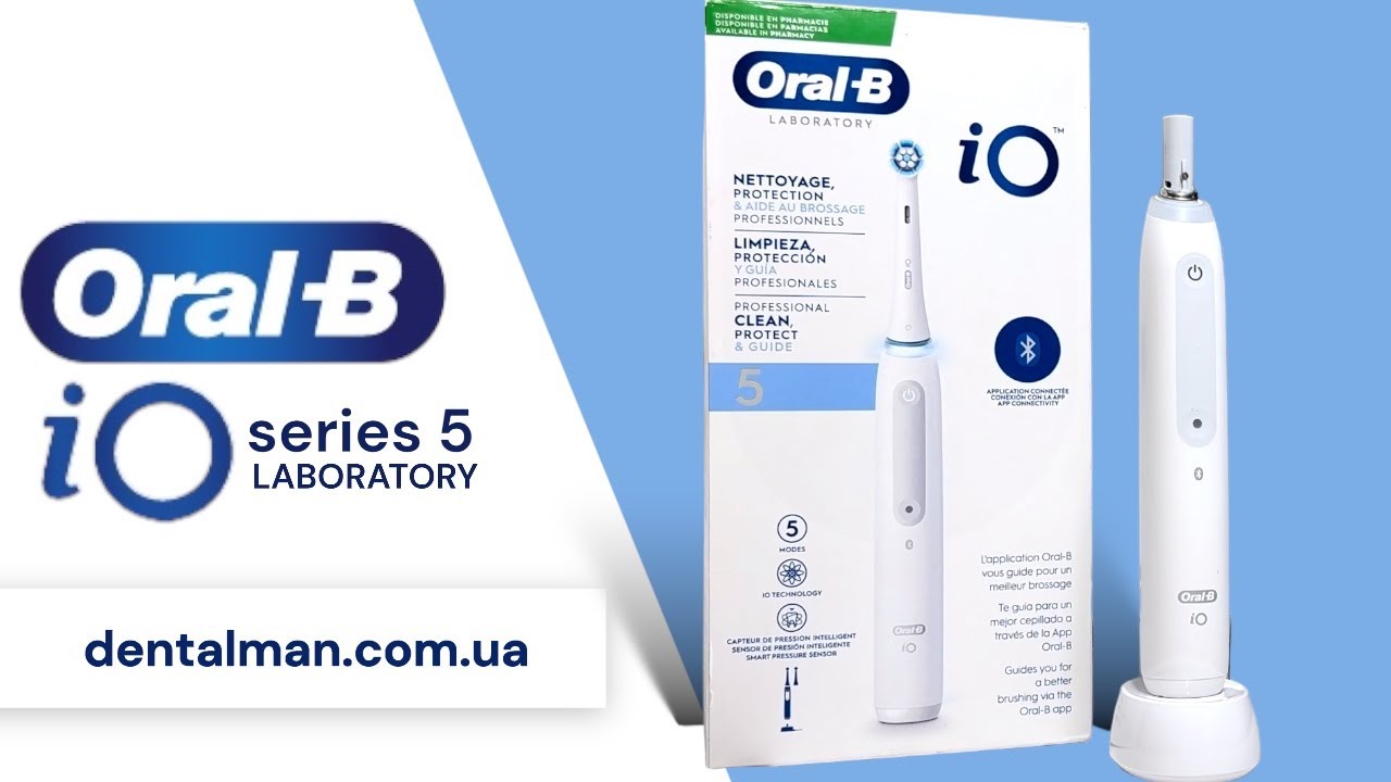 Яку електричну зубну щітку вибрати? Oral B Braun iO 5 series Labolatory | Огляд на щітку Орал Б