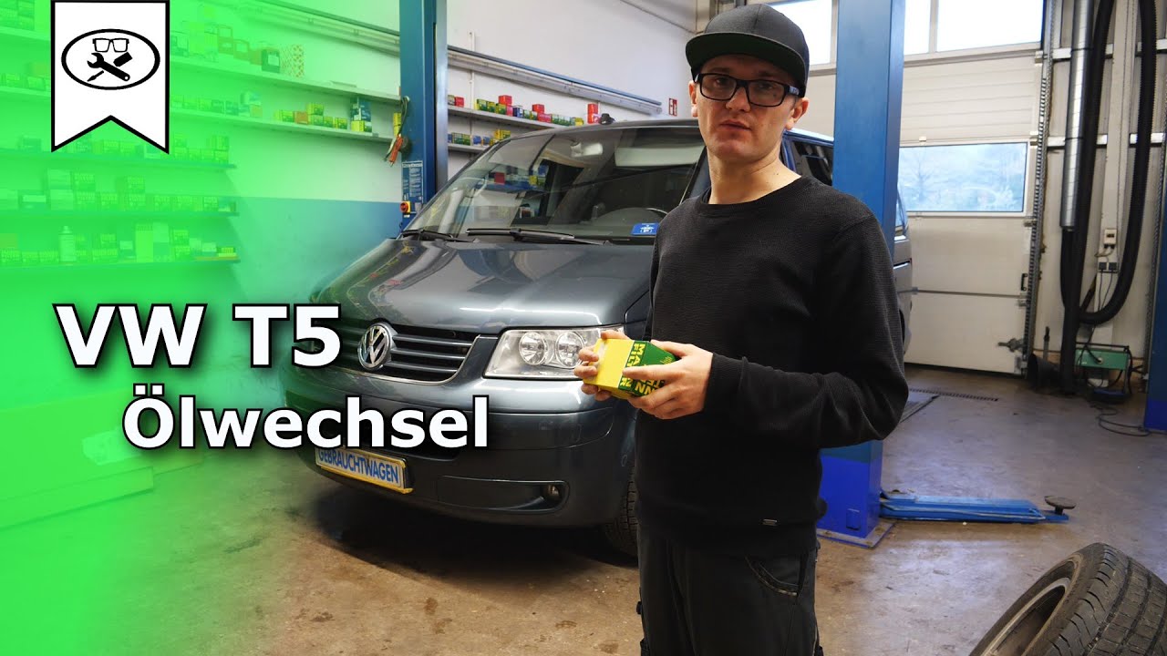 VW T5 Öl wechseln | VW T5 oil change | Tutorial | VitjaWolf | HD