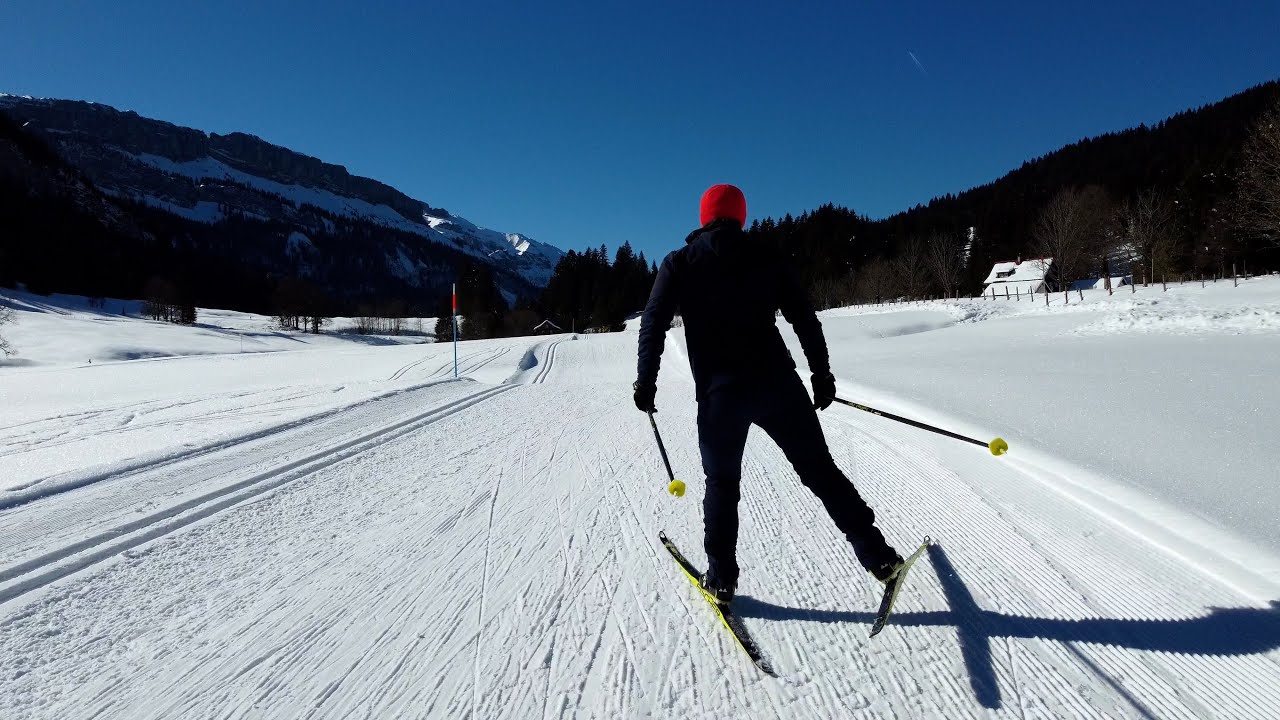 Ein Tag Langlaufen auf den Loipen von Oberstdorf