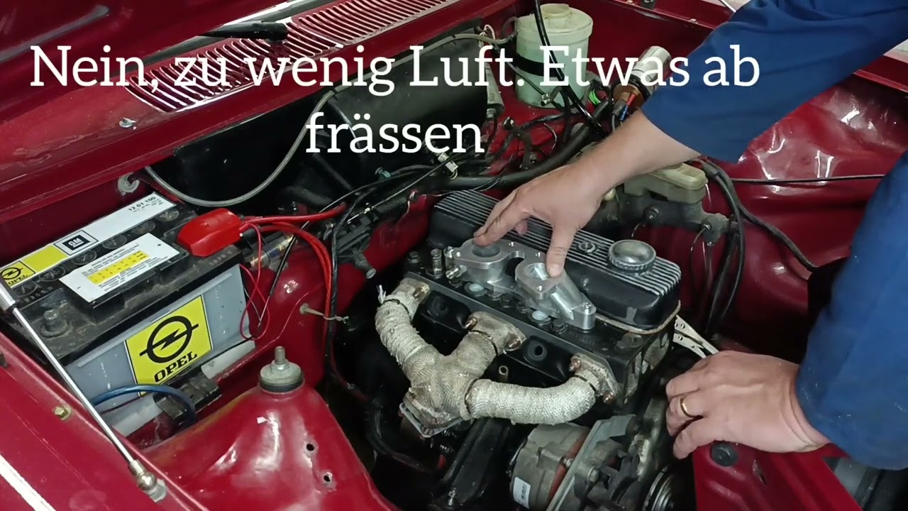 Projekt C-Kadett Vergaser kommt rauf