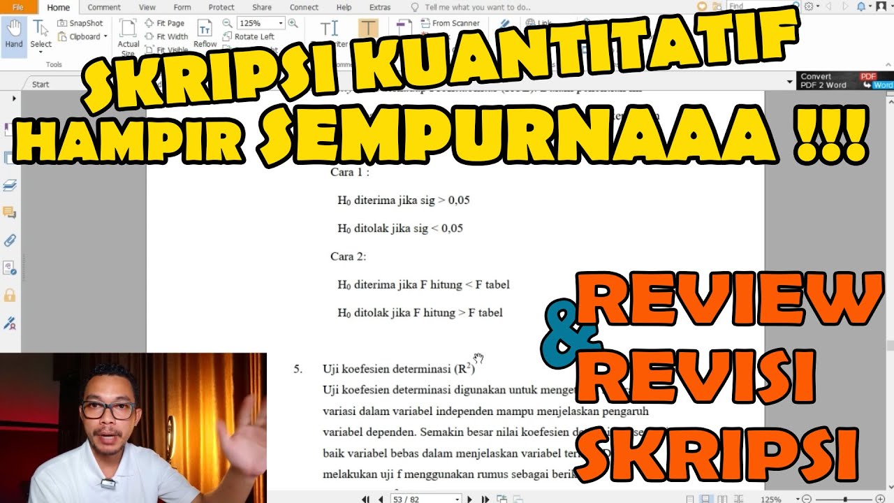 SKRIPSI KUANTITATIF HAMPIR SEMPURNA - Tips Skripsi