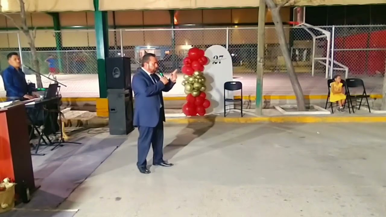 Parte 1 - 27 aniversario de Iglesia Eben-Ezer Predicando él evangelista: José Othón Vélez L.