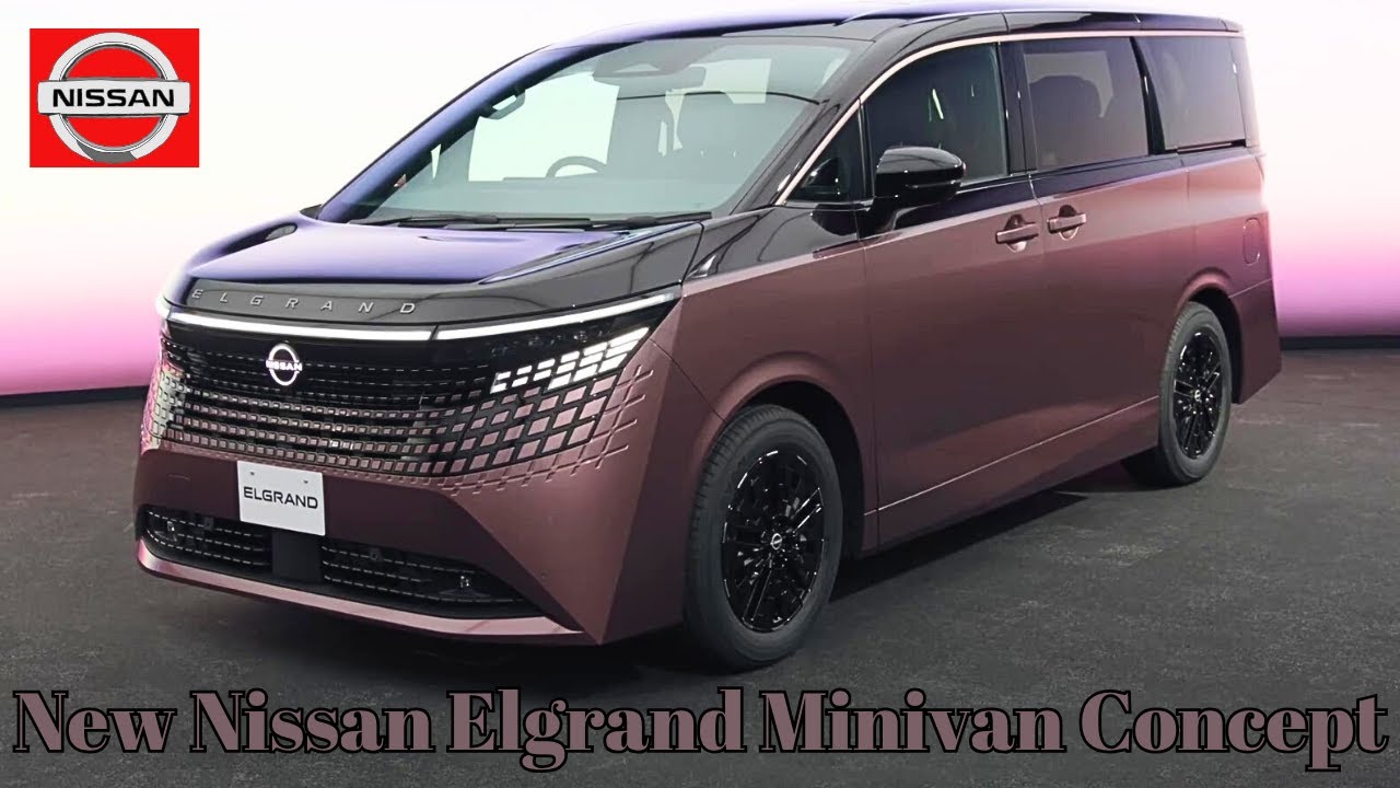 Минивэн Nissan Elgrand возвращается с настолько смелым дизайном, что он напоминает концепт.