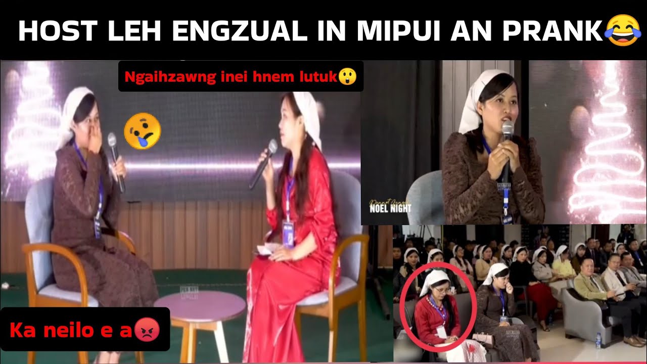 Mastea te crew ami Engzuali leh host in mipui an prank😂nuihzatthlak lutuk😂😂😂