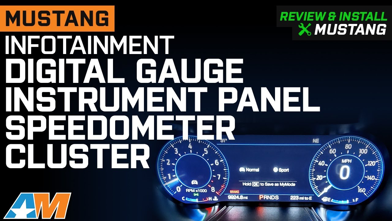 2018-2023 Mustang Infotainment Digital Gauge Instrument Panel Speedometer Cluster Review & Install