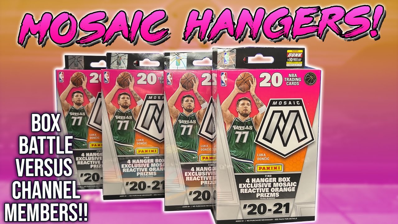 2020-21 Panini Mosaic NBA Hanger Boxes! |  [Monthly Member Battle]