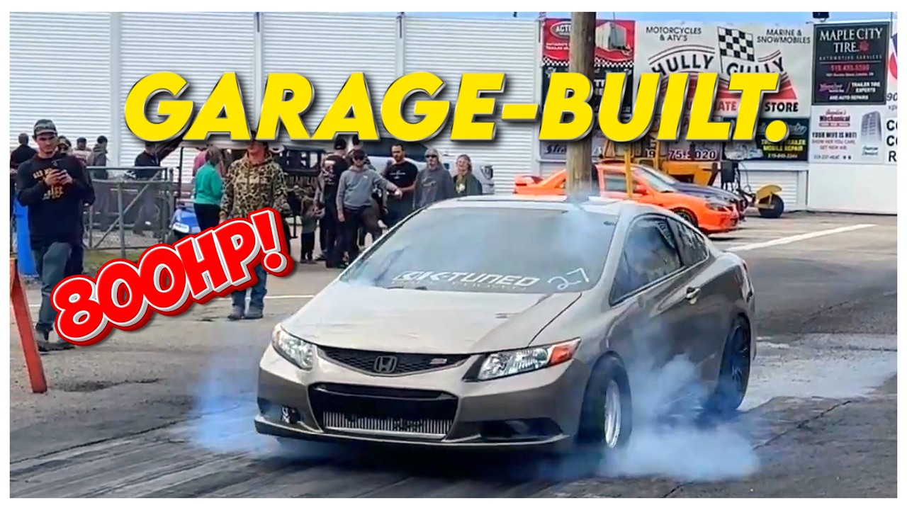 He Built an 800HP Civic in His Garage! (9th Gen K24 Turbo Monster)
