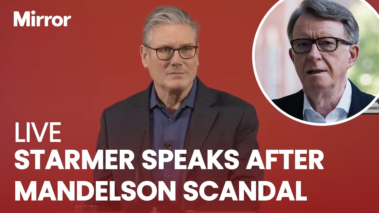 LIVE: Starmer speaks for first time on Mandelson file scandal during Hastings visit