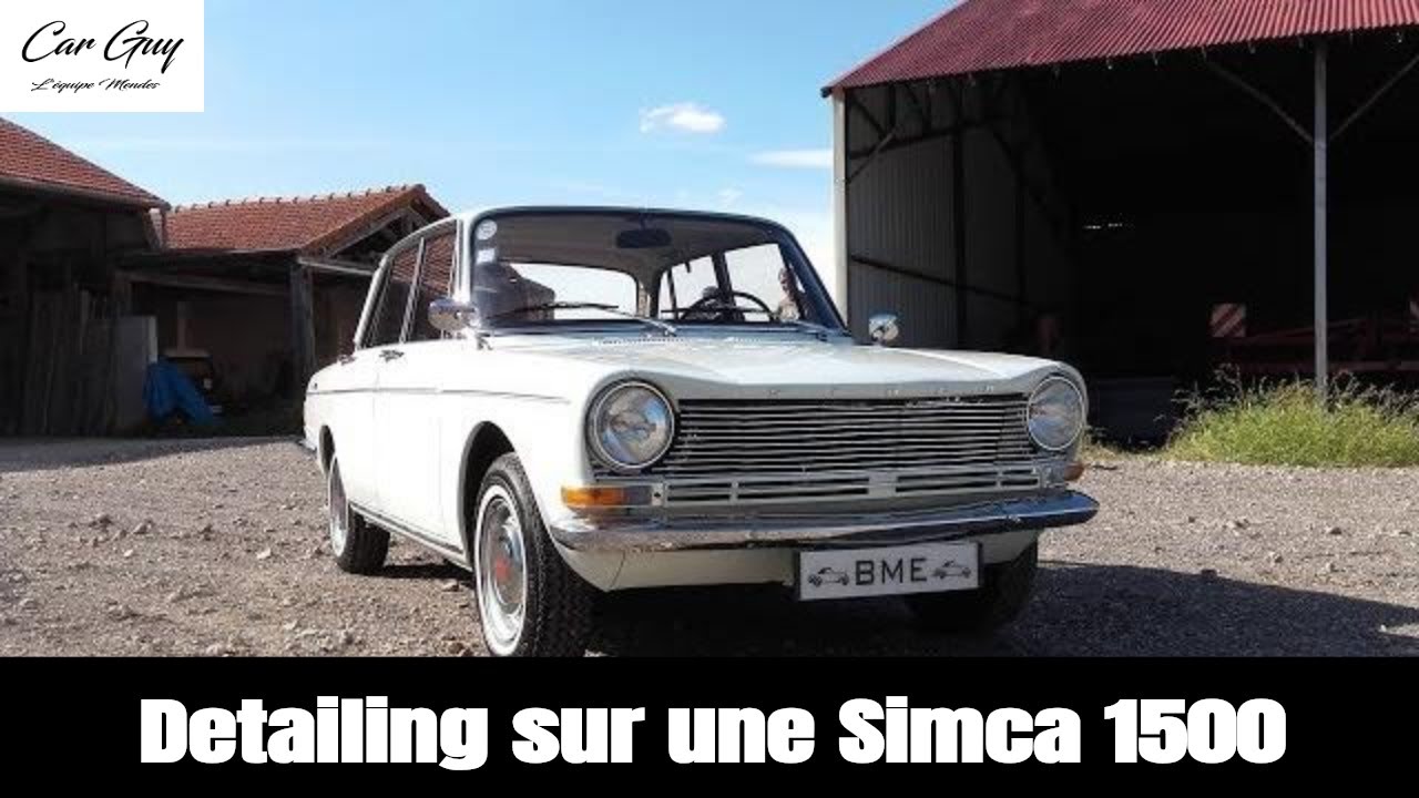 DETAILING SUR UNE SIMCA A L'ATELIER VW