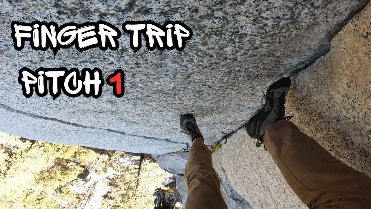 Fingertrip Pitch 1 Tahquitz Rock Climb
