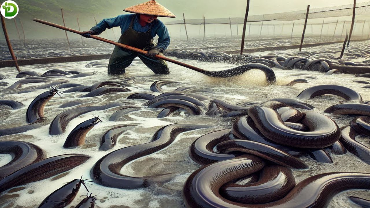 Unique! Eel Farming In China Is 100 Times More Effective Than Traditional Methods