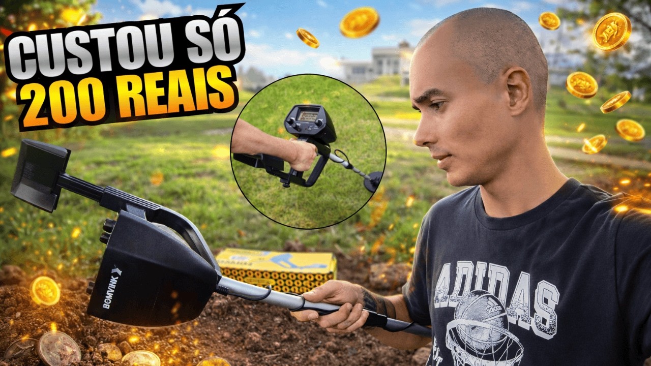 Por isso esse é o MELHOR DETECTOR de METAIS!