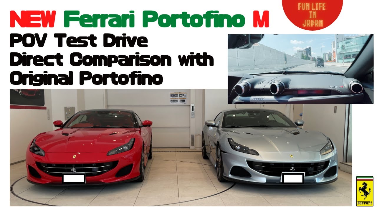 NEW Ferrari Portofino M test drive POV. Comparison with Original Portofino.