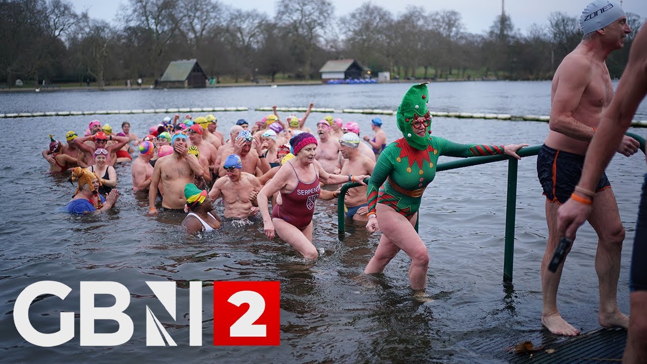 WATCH: Christmas Day swim in the Serpentine